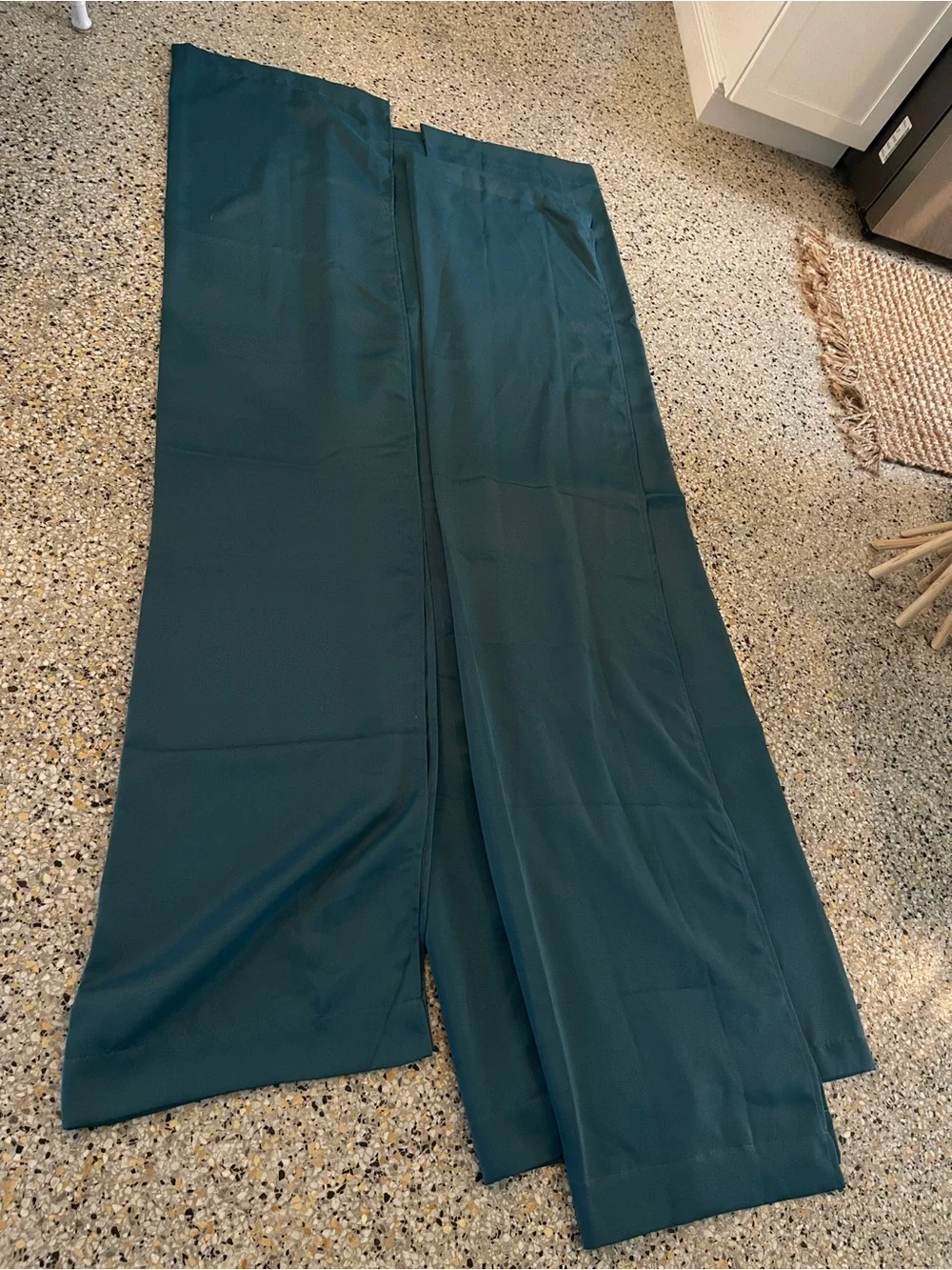 84” Deep Teal Blackout Curtain Panels - Solid Dark Green-Blue Drapes